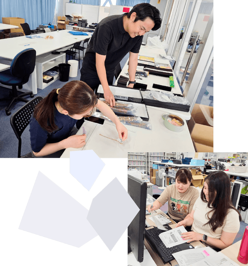 入社後のサポートの様子